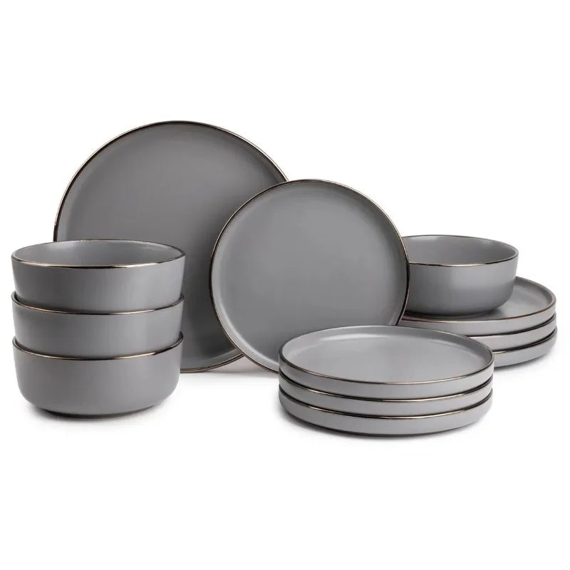 Dinnerware Ava Stoneware, 12 Piece Set