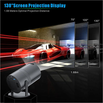 Projector 4K Movie HD TV HDMI P300 Android 11 Wifi 200ANSI BT5.1 720P Office Home Theater Mini Portable Outdoor Cinema