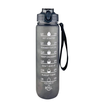 1000Ml Water Bottle Smart Sport Bottle 1L for Travel Fittness Plastic Drink Bottles for Water Cups Kettle with Straw Drinkware